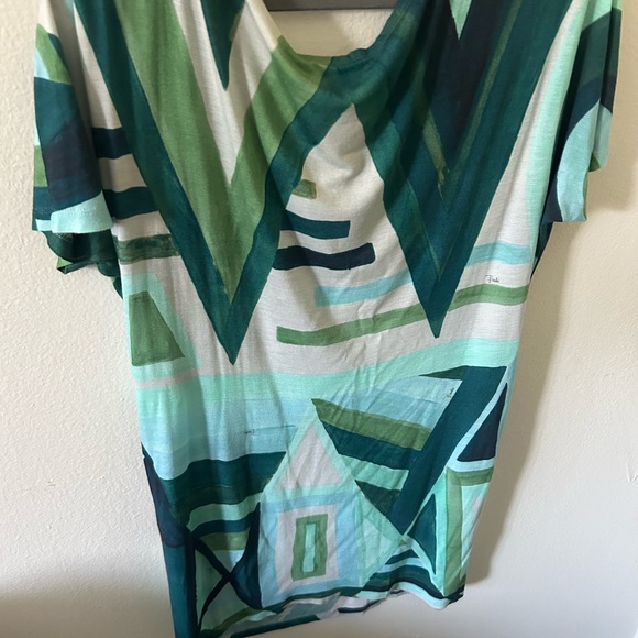 Emilio Pucci Green Patterned Fabric - Picture 4 of 8